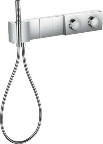 Купить купить модуль термостата axor edge 540/100 для 3 потребителей скрытого монтажа, хром арт. 46710000