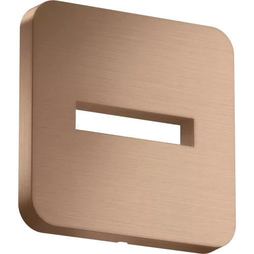 Купить купить розетка softsquare axor showersolutions, настенная, шлифованное красное золото арт. 35214310