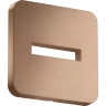 Купить купить розетка softsquare axor showersolutions, настенная, шлифованное красное золото арт. 35214310