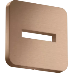 Розетка Softsquare Axor ShowerSolutions, настенная, шлифованное красное золото арт. 35214310
