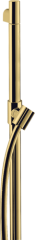 Штанга для душа со шлангом Axor Starck, 90 см, полированное золото арт. 27830990