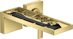 Смеситель для раковины AXOR MyEdition настенный с изливом 221 мм без панели, матовая латунь арт. 47062950