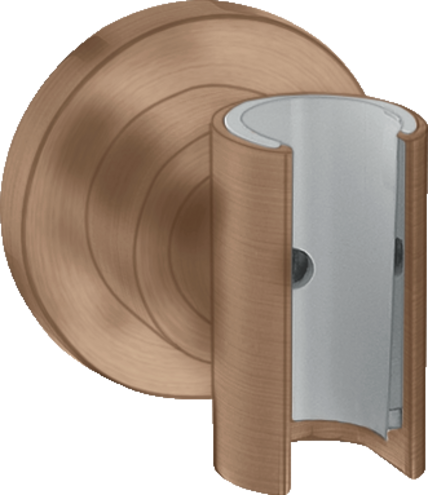 Купить купить держатель для душа axor citterio круглый, матовое красное золото арт. 39525310