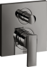 Купить купить смеситель для ванны axor citterio с рычаговой рукояткой, со встроенной защитной комбинацией en1717, полированный черный, хром арт. 39457330