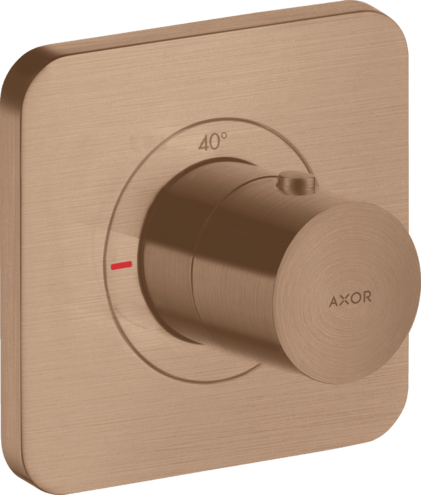 Купить купить термостат axor citterio e 120/120, скрытого монтажа, матовое красное золото арт. 36702310