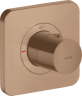 Купить купить термостат axor citterio e 120/120, скрытого монтажа, матовое красное золото арт. 36702310