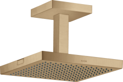 Верхний душ AXOR ShowerSolutions 240/240 1jet, с потолочным подсоединением, матовая бронза арт. 10929140