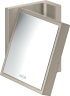 Купить купить зеркало для бритья axor universal rectangular, матовый никель арт. 42649820