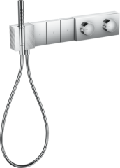 Модуль термостата AXOR Edge 540/100 для 3 потребителей скрытого монтажа с алмазной огранкой, хром арт. 46711000