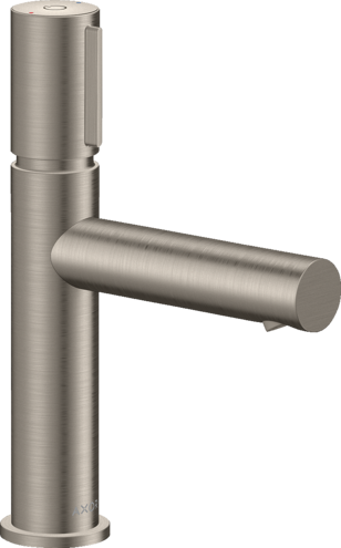 Купить купить смеситель axor uno для раковины select 110, с незапираемым сливным набором, сталь арт. 45012800