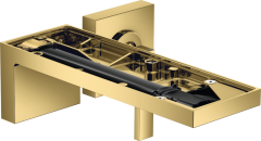 Смеситель для раковины AXOR MyEdition настенный с изливом 221 мм без панели, полированное золото арт. 47062990