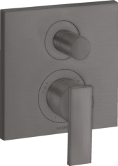 Смеситель для ванны AXOR Citterio с рычаговой рукояткой, со встроенной защитной комбинацией EN1717, матовый черный, хром арт. 39457340