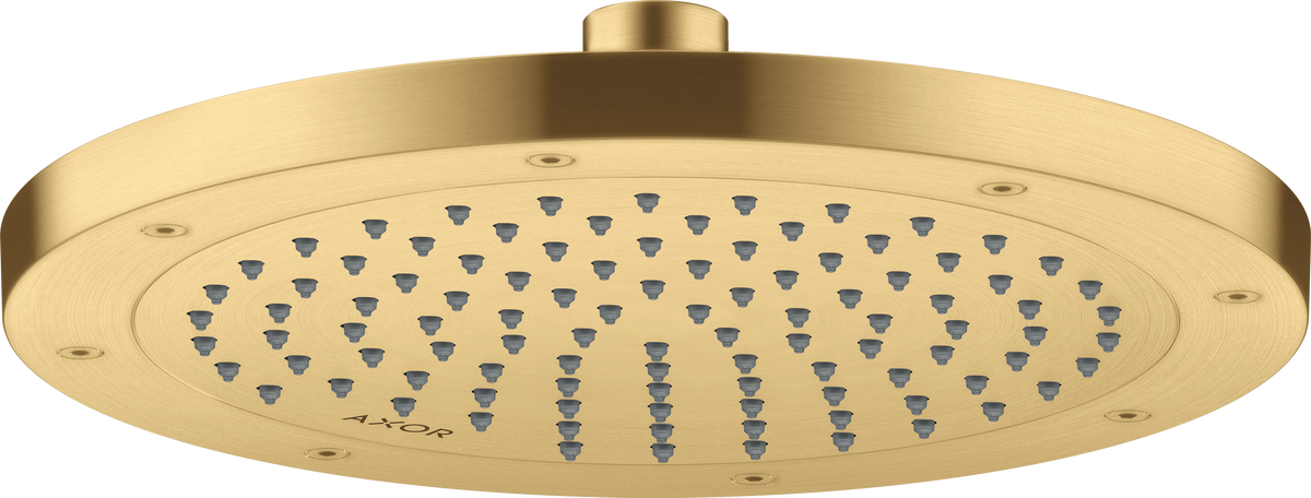 Купить купить верхний душ axor showersolutions 245 1jet ecosmart, матовое золото арт. 35381250