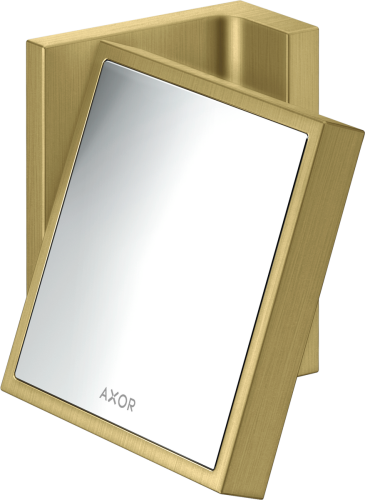 Купить купить зеркало для бритья axor universal rectangular, матовая латунь арт. 42649950