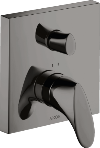 Купить купить смеситель для ванны axor starck organic, однорычажный, скрытого монтажа, полированный черный, хром арт. 12415330