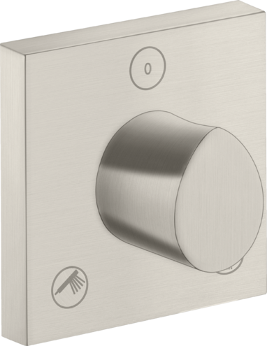 Купить купить запорный/переключающий вентиль trio/quattro axor starck organic, 120/120, скрытого монтажа, сталь арт. 12731800