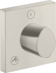 Запорный/переключающий вентиль Trio/Quattro Axor Starck Organic, 120/120, скрытого монтажа, сталь арт. 12731800