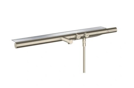 Купить купить термостат для ванны axor showersolutions 800, внешнего монтажа, шлифованный никель арт. 45420820