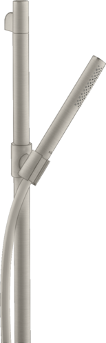 Купить купить душевой набор axor starck, 0,9 м, с ручным душем-"палочкой", 1 jet, сталь арт. 27983800