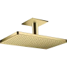 Купить купить верхний душ axor showersolutions, 1 jet, с потолочным подсоединением, 460x270 мм, полированная медь арт. 35277930