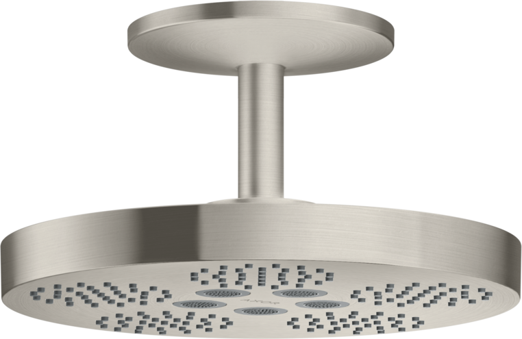 Купить купить верхний душ axor one 280 2jet с потолочным подсоединением, сталь арт. 48494800