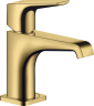 Купить купить смеситель для гостевой раковины axor citterio e 90 с рычаговой рукояткой, полированное золото арт. 36112990