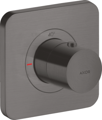 Купить купить термостат axor citterio e 120/120, скрытого монтажа, матовый черный, хром арт. 36702340