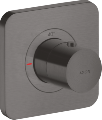 Термостат AXOR Citterio E 120/120, скрытого монтажа, матовый черный, хром арт. 36702340