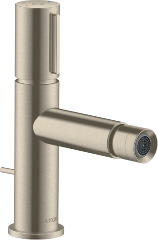 Купить купить смеситель для биде axor uno select со сливным гарнитуром, шлифованный никель арт. 45210820