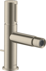 Смеситель для биде AXOR Uno Select со сливным гарнитуром, шлифованный никель арт. 45210820