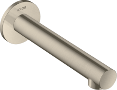 Излив на ванну AXOR Uno прямой, шлифованный никель арт. 45410820