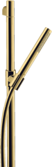 Душевой набор Axor Starck, 0,9 м, с ручным душем-&quot;палочкой&quot;, 1 jet, полированное золото арт. 27983990