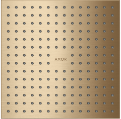 Верхний душ Axor ShowerSolutions 250/250 1jet, потолочный монтаж, шлифованная бронза арт. 35309140