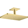 Купить купить верхний душ axor showersolutions, 1 jet, с потолочным подсоединением, 460x270 мм, шлифованная медь арт. 35277950