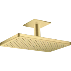 Верхний душ Axor ShowerSolutions, 1 jet, с потолочным подсоединением, 460x270 мм, шлифованная медь арт. 35277950