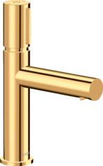 Смеситель AXOR Uno для раковины Select 110, с незапираемым сливным набором, полированное золото арт. 45012990