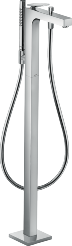 Купить купить смеситель для ванны axor citterio напольный, с рычаговой рукояткой - с текстурой, хром арт. 39471000