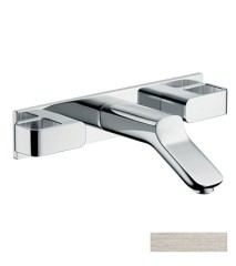 Смеситель для раковины Axor Urquiola, на 3 отверстия, скрытого монтажа, с изливом 168 мм, сталь арт. 11042800