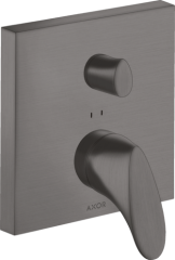 Смеситель для ванны Axor Starck Organic, однорычажный, скрытого монтажа, шлифованный черный, хром арт. 12415340