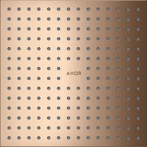 Купить купить верхний душ axor showersolutions 250/250 1jet, потолочный монтаж, полированное красное золото арт. 35309300