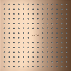 Верхний душ Axor ShowerSolutions 250/250 1jet, потолочный монтаж, полированное красное золото арт. 35309300