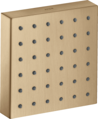 Модуль душа AXOR ShowerSolutions 120/120, скрытого монтажа, квадратный, шлифованная бронза арт. 28491140
