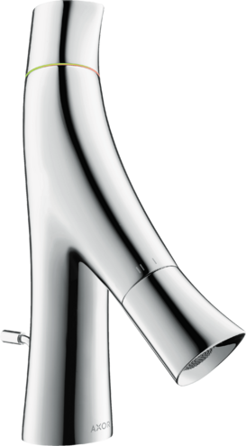 Купить купить смеситель для раковины axor starck organic 50, с двумя рукоятками, для гостевой раковины, со сливным гарнитуром, хром арт. 12014000