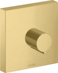 Запорный вентиль AXOR ShowerSolutions 120/120, скрытого монтажа, шлифованное золото арт. 10972250