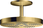 Купить купить верхний душ axor one 280 2jet с потолочным подсоединением, полированное золото арт. 48494990