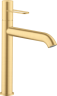 Купить купить смеситель для раковины axor uno 190, с рукояткой-петлей, с незапираемым сливным набором, шлифованное золото арт. 38032250