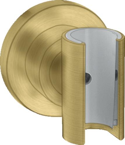 Купить купить держатель для душа axor citterio круглый, матовая латунь арт. 39525950