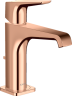 Купить купить смеситель для раковины axor citterio e 130, с рычаговой рукояткой, со сливным гарнитуром, полированное красное золото арт. 36110300