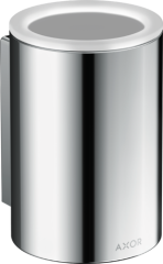 Стаканчик для зубных щеток AXOR Universal Circular настенный, хром арт. 42804000