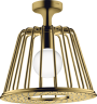 Купить купить верхний душ axor lampshower/nendo 275 1jet, с потолочным подсоединением, полированное золото арт. 26032990